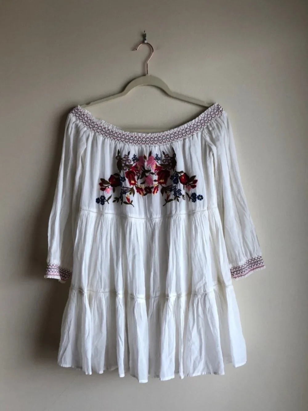 ✨ Free People Bohemian Sunbeams Mini Dress, Size Small  ✨